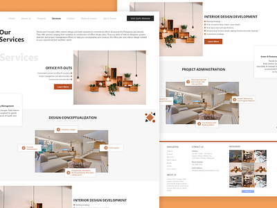 Trends & Concept Website Revamp branding website design revamp ui design web design website