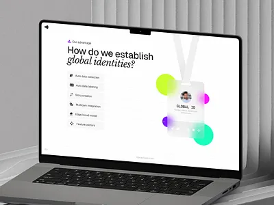 AI Pitch Deck Concept ai computer vision deck design global graphic design id illustration layout minimal pitch pitch deck powerpoint tech vision