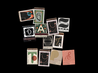 36 NYC Matchboxes 36daysoftype custom type design graphic design illustration lettering package design