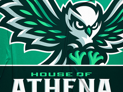 Owl Sports Logo | ISN Nice House of Athena branding dasedesigns design identity design illlu illustration logo logo design mascot mascot logo owl owls sports sports logo