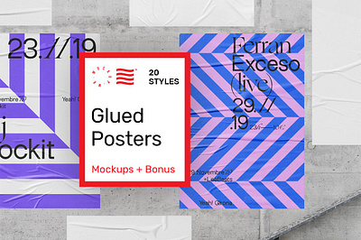 Glued Poster Mockups Scene Generator b1 generator glued poster outdoor poster paper poster realistic street poster urban poster wall poster wrinkled poster