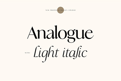Analogue - Stylish Modern font analogue baskerville didot fashionable font font masthead mobile lightroom preset