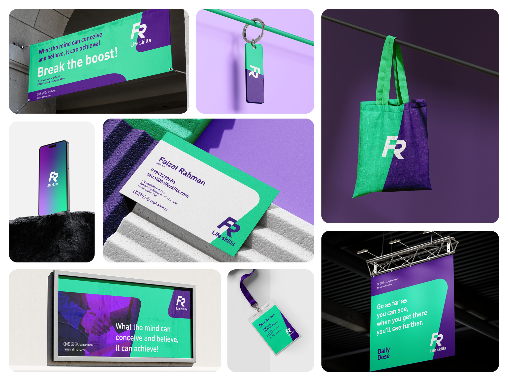 FR Lifeskills - Branding Bento Box bentobox branding bransense design dubai illustration logo