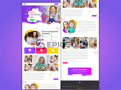 Academy landing page 3d animation appdesign branding epicsols figma figmadesign graphic design herobannerdesign landingpagedesign logo mockup mockupdesign motion graphics ui uidesign uiuxdesign ux uxdesign webdesign