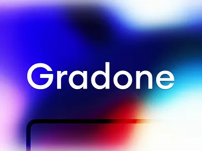 Gradone Logo Animation branding design gradient graphic design logo logo design