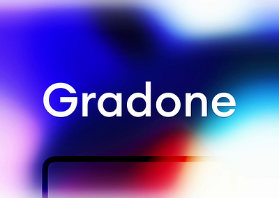 Gradone Logo Animation branding design gradient graphic design logo logo design