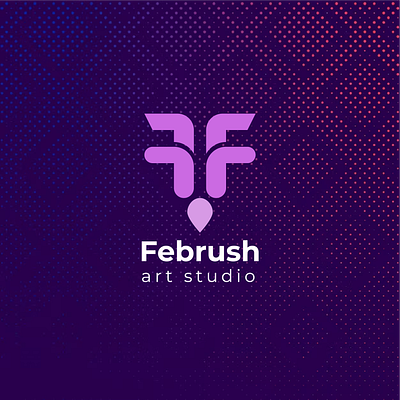 Febrush Logo branding graphic design logo