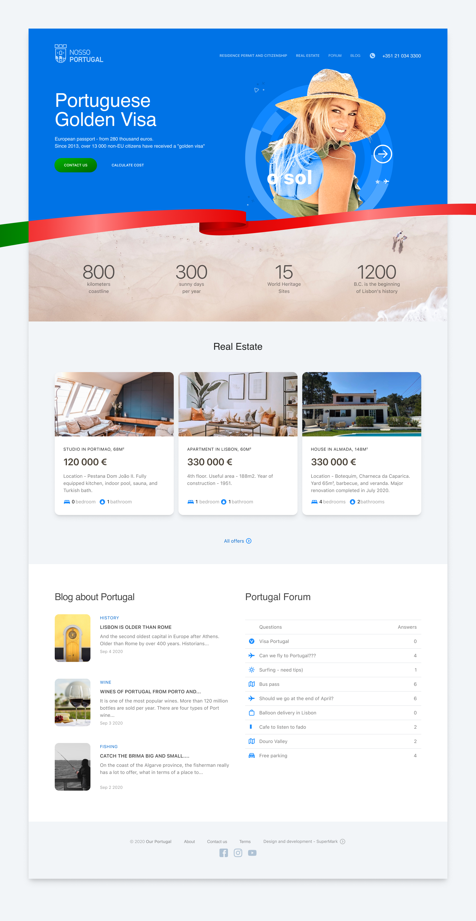 Portuguese Golden Visa portuguese web design wordpress development