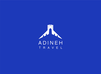 ADINEH TRAVEL airplane brading logo travle
