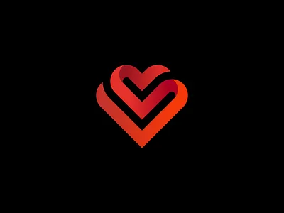 Heart logo branding design graphic design icon logo logotype sign symbol vector