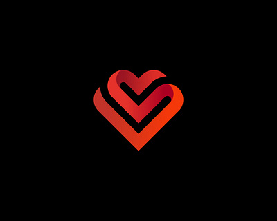 Heart logo branding design graphic design icon logo logotype sign symbol vector