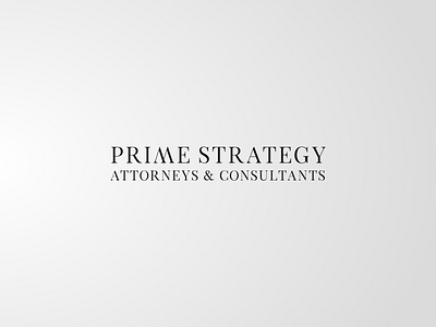 Prime Strategy LLP branding graphic design logo