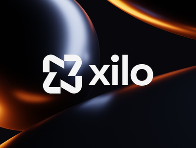 Xilo abstract logo branding logo startup logo