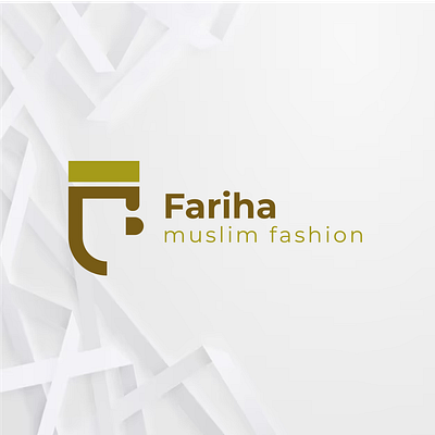 Fariha logo branding graphic design letter logo