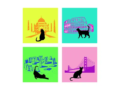 World tour. 75artwithgenna graphic design illustration