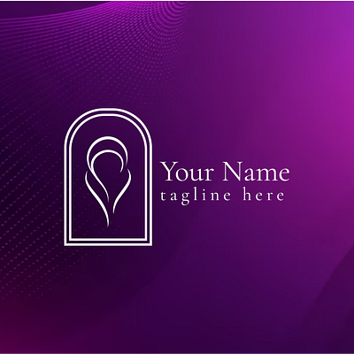 logo hijab branding graphic design hijab logo