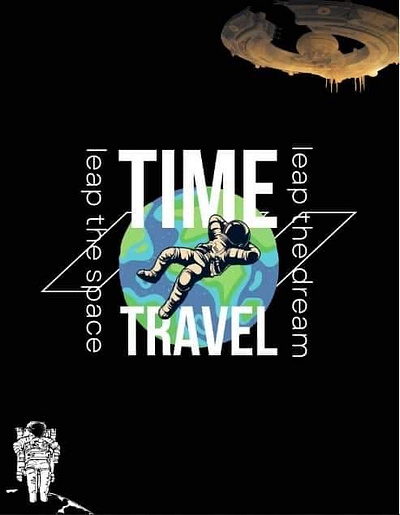 Time Travel T-shirt Concept branding graphic design logo ui