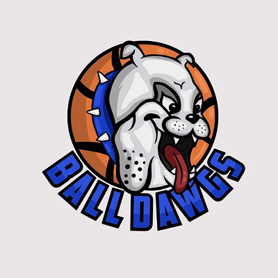 Ball Dawgs Logo animation branding graphic design logo ui