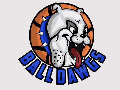 Ball Dawgs Logo animation branding graphic design logo ui