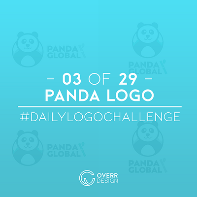 LOGO 3/29 | PANDA dailylogochallenge graphic design logo vector