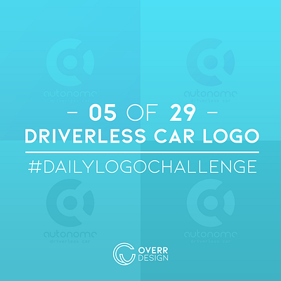 LOGO 5/29 | Driverless Car Logo dailylogochallenge graphic design logo vector