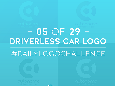 LOGO 5/29 | Driverless Car Logo dailylogochallenge graphic design logo vector