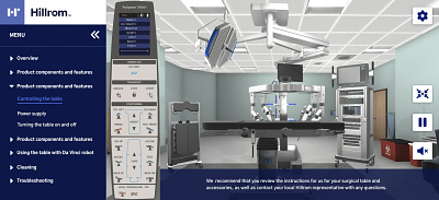 Hillrom TruSystem 7000dV Manual healthcare medicaldevice ui ux