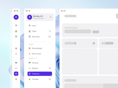 Sidebar navigation | Lazarev. button clean dashboard design field icon interection interface menu navigation product design saas sidebar ui ux