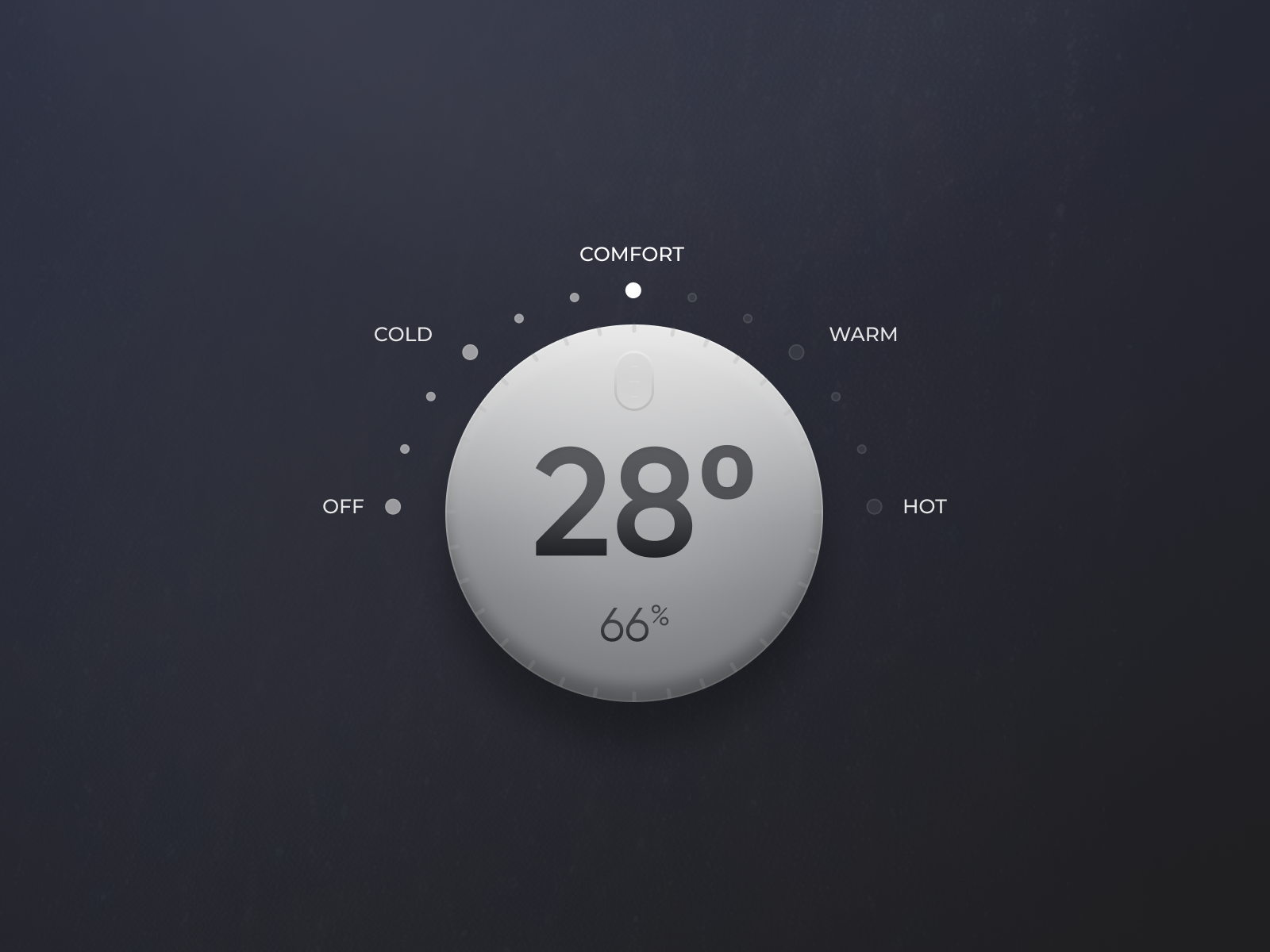 Regulator 3d graphic design skeuomorphism ui