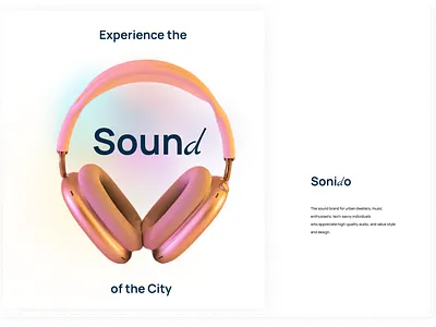Sonido Explorations branding concept design marketing minimal technology uiux