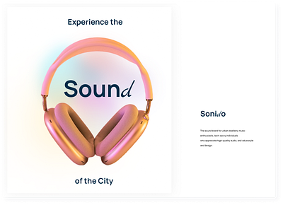 Sonido Explorations branding concept design marketing minimal technology uiux