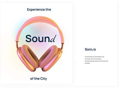 Sonido Explorations branding concept design marketing minimal technology uiux