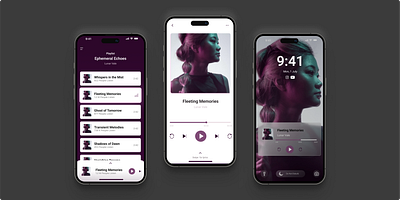 Music Player balance design fundamentals glassmorphism illustration musicplayer playlist ui