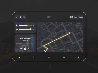 Car interface app application car carapplication carinterface clean contact dailyui design dribbble graphic design home map profileuser settings ui uidesign uiux user ux