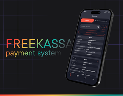 FREEKASSA payment system ios motion graphics ui