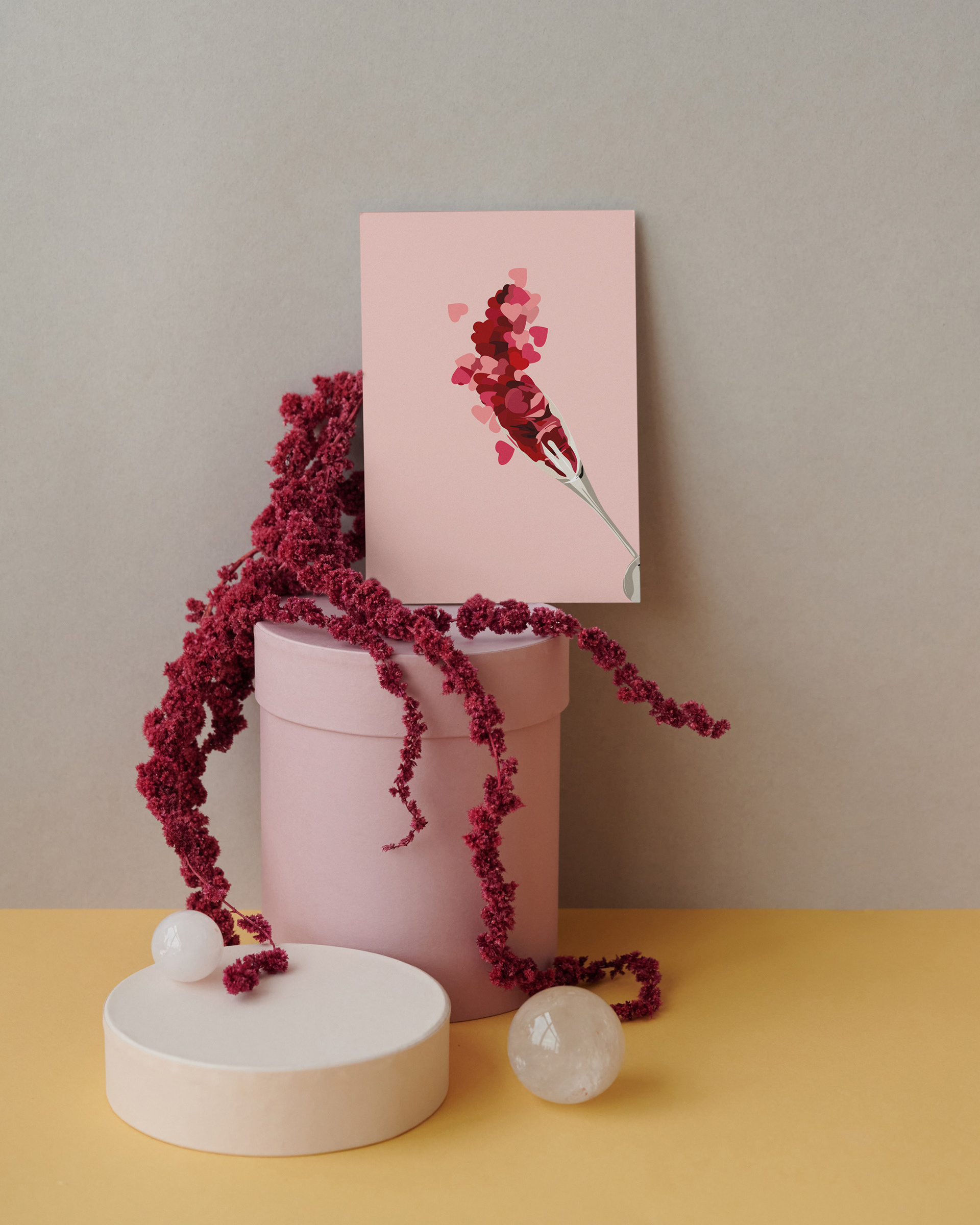 Be mine Valentine's Day card banner branding card cover design digital art graphic design greeting card illustration logo minimal modern motion graphics pink poster typography ui vector