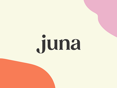 Juna Health branding design graphic design logo packaging social media typography