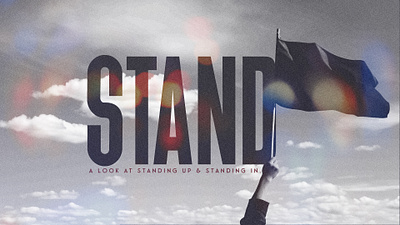Stand branding church graphics design graphic design illustration logo sermon series vector
