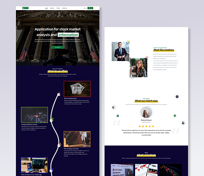 Stock Market Consultancy - Website 3d animation branding design figma graphic design landing page logo motion graphics ui user experience website