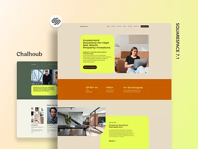 New Squarespace 7.1 Template landing page squarespace startup web design website template