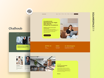 New Squarespace 7.1 Template landing page squarespace startup web design website template