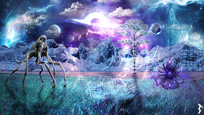 Vættir art concept art digital art fantasy horror photo manipulation photoshop scifi space surreal