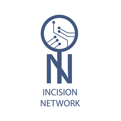 Incision Network Logo Concept branding design graphic design illustration logo vector
