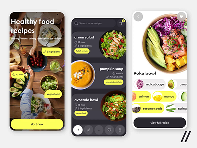 Recipe Mobile iOS App android app app design app interaction app ui dashboard design health interface ios mobile mobile app mobile ui product design recipe ui ux