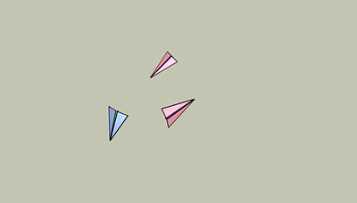 even paper planes go to war 2d 3d after effects animation design fight flying motion motion graphics paper planes
