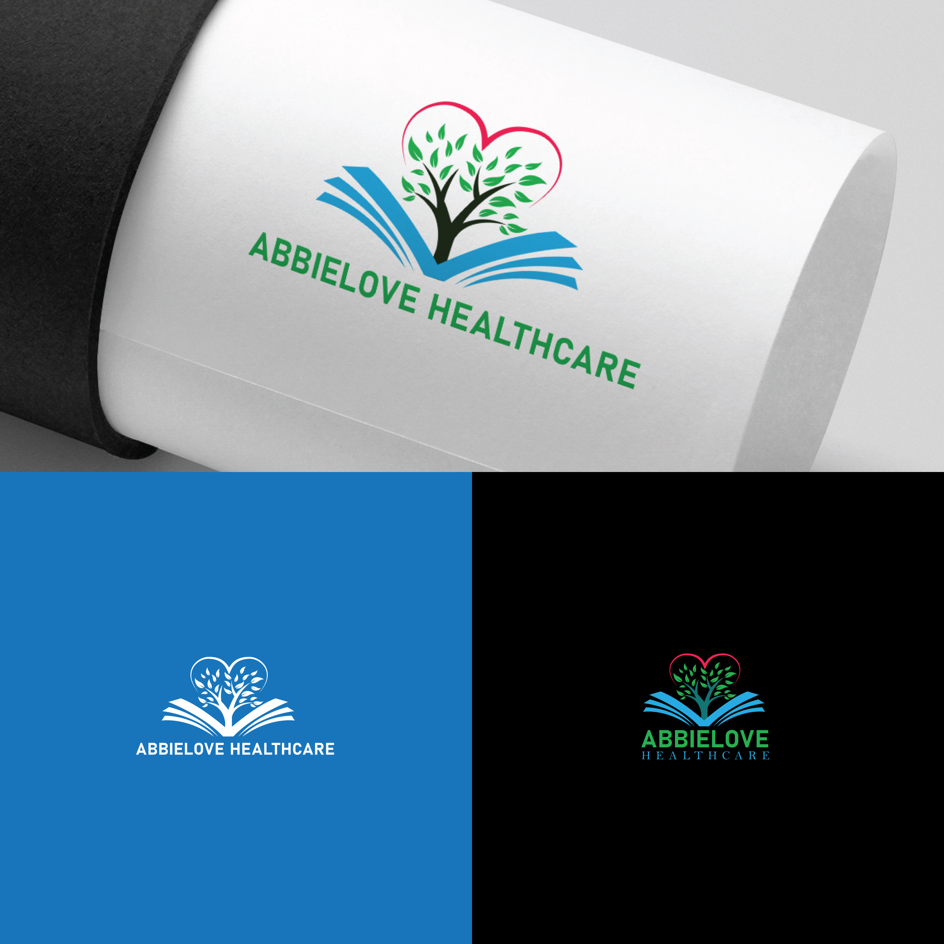 Abbielove Healthcare logo Design 3d animation app branding deer design doe graphic design icon illustration logo motion graphics typography ui ux vector web