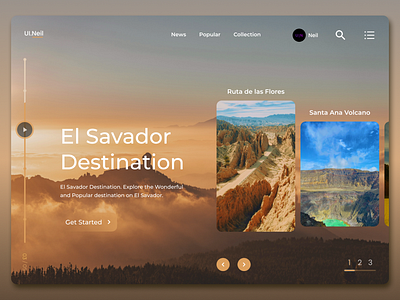 El Savador Web Design 3d animation app appdesign branding design graphic design illustration logo motion graphics ui uidesign ux uxdesign