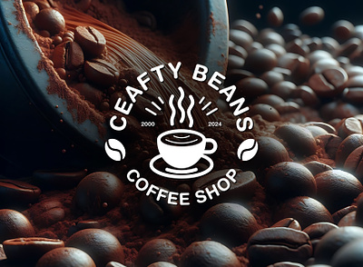 Ceafty Beans Logo design brand and identity branding coffee coffeelogo design grahic design graphic design graphics illustration logo techuptodate vector