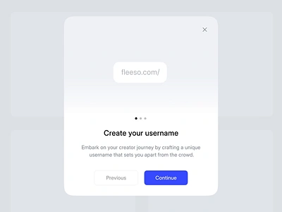 Onboarding Interaction animation app blue clean components design illustration link minimal mobile modal onboarding profile stepper ui ux vector vlockn web widget