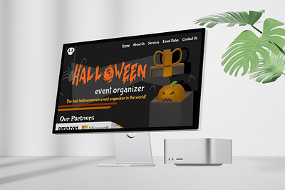 Halloween Event Organizer Landing Page